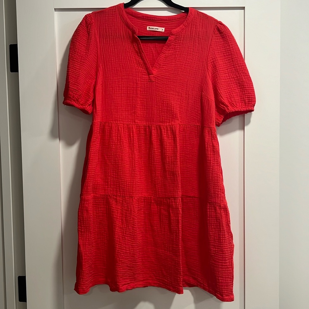 Marine Layer Pink Dress Size M